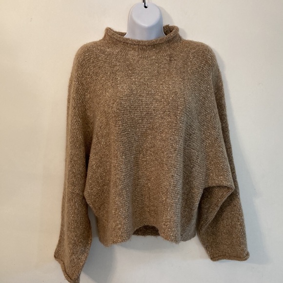 Willamrast mock neck wool blend long sleeve sweater - Picture 3 of 7